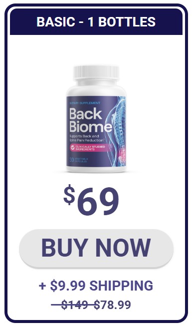 backbiome 1bottle price 1