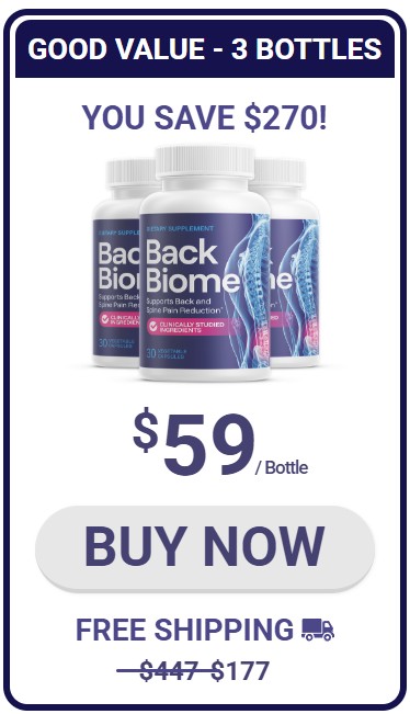 backbiome 3bottle price 1